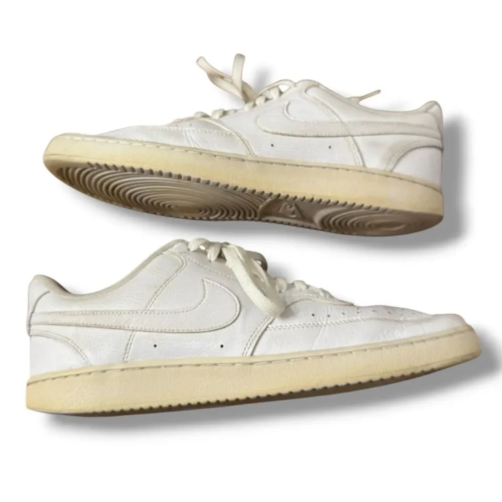 Nike Court Vision Low Triple White CD5463-100 Activewear Women’s Size 11